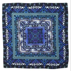 ETRO Silk Pochette Bangalore Pocket Square 17 x 17 Small Scarf New